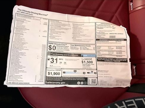 New 2027 BMW 530i w/ Executive Package RWD image 19