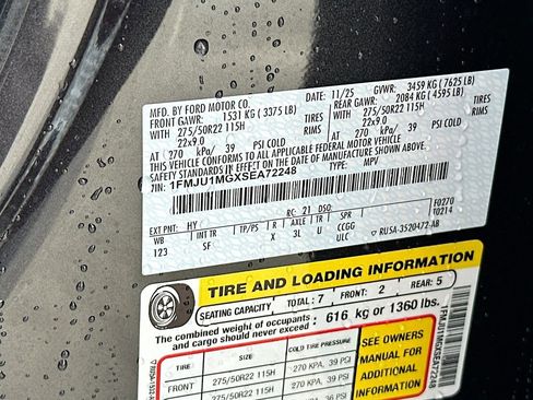 New 2025 Ford Expedition Platinum w/ Platinum Ultimate Package image 27