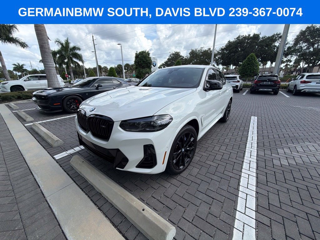 Certified 2024 BMW X4 M40i w/ Parking Assistance Package AWD/4WD image 1