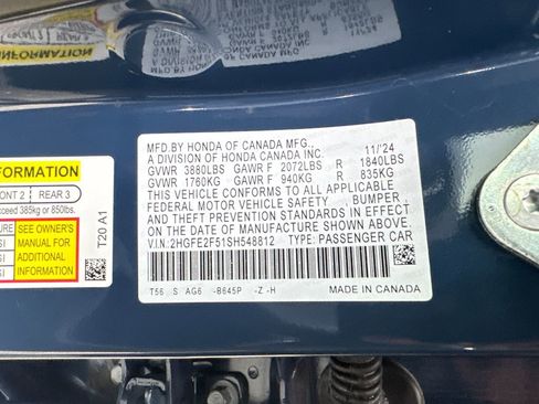 Used 2025 Honda Civic Sport image 87