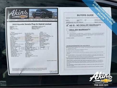 Used 2019 Hyundai Sonata Limited image 11