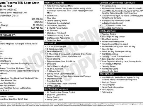 Used 2025 Toyota Tacoma TRD Sport image 27