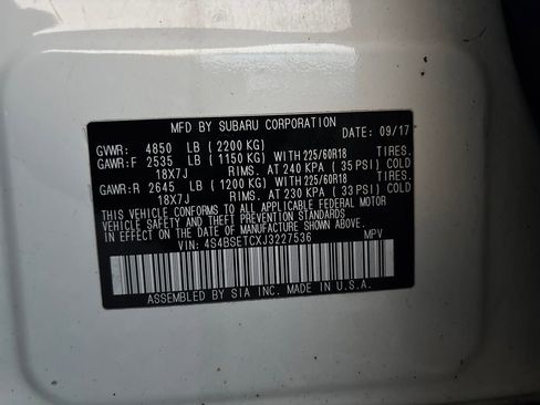 Used 2018 Subaru Outback 3.6R Touring image 30