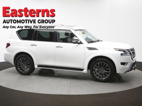 Used 2023 Nissan Armada Platinum w/ Captain's Chairs Package AWD/4WD image 54