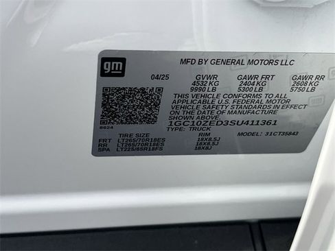 New 2025 Chevrolet Silverado EV LT image 34