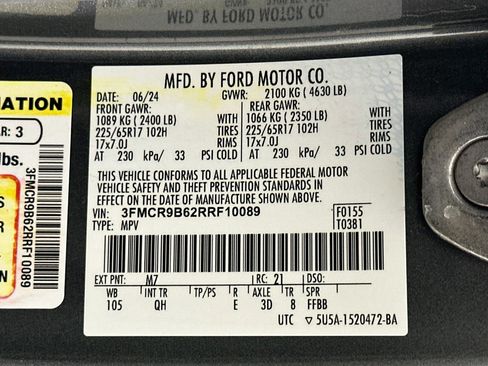 Used 2024 Ford Bronco Sport Big Bend w/ Convenience Package AWD/4WD image 12