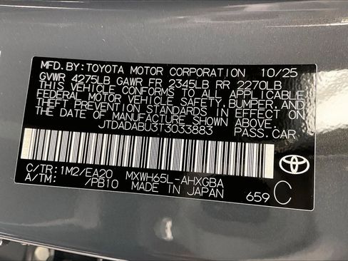 New 2026 Toyota Prius XLE image 20