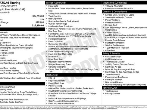 Used 2014 MAZDA MAZDA6 Touring image 13