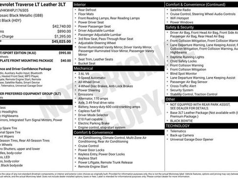 Certified 2023 Chevrolet Traverse LT w/ Midnight/Sport Edition image 34