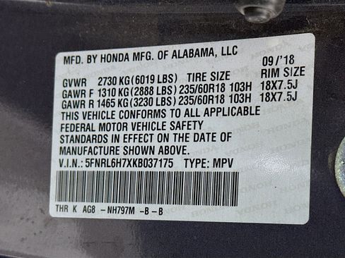 Used 2019 Honda Odyssey EX-L image 12