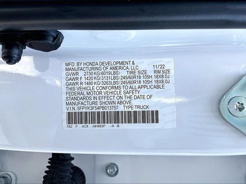 Certified 2023 Honda Ridgeline RTL image 14