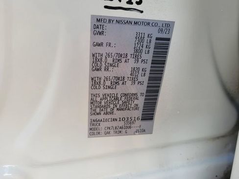 Used 2024 Nissan Titan SV w/ Accessory Utility Package image 20