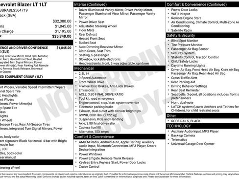 Used 2020 Chevrolet Blazer LT image 36