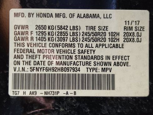 Used 2017 Honda Pilot Touring image 33