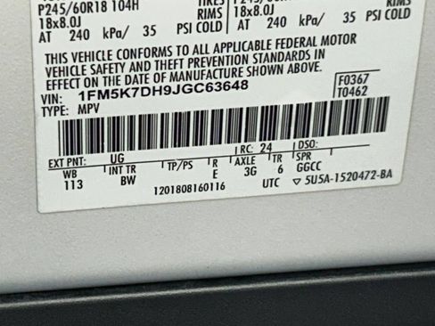 Used 2018 Ford Explorer XLT w/ Equipment Group 202A FWD image 19