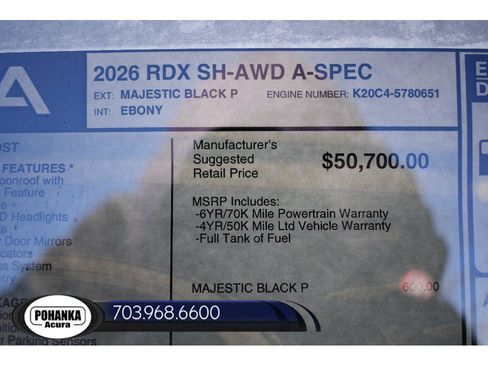 New 2026 Acura RDX A-Spec image 41