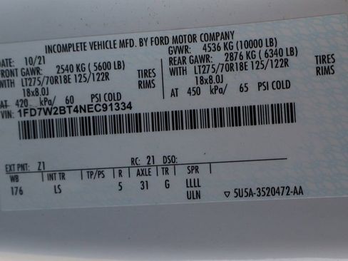 Used 2022 Ford F250 XL w/ STX Appearance Package image 54