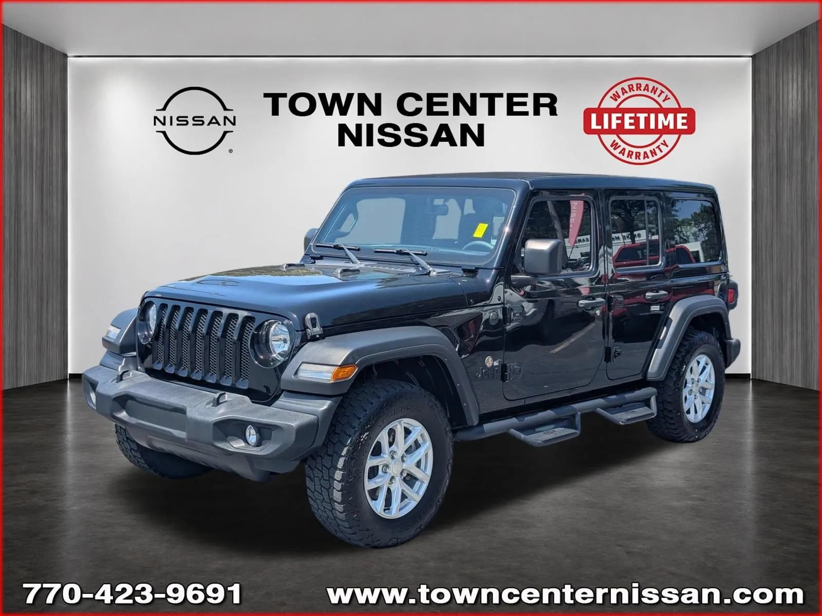 Used 2023 Jeep Wrangler Unlimited Sport w/ Sun And Sound Package AWD/4WD image 3
