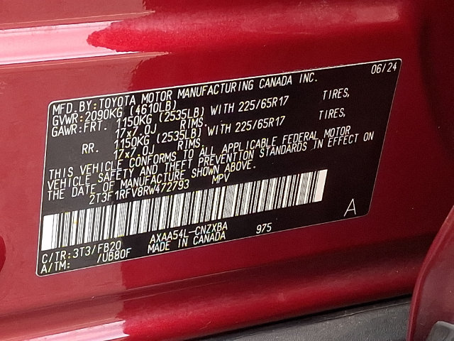 Certified 2024 Toyota RAV4 LE AWD/4WD image 17