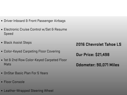 Used 2016 Chevrolet Tahoe LS AWD/4WD image 25