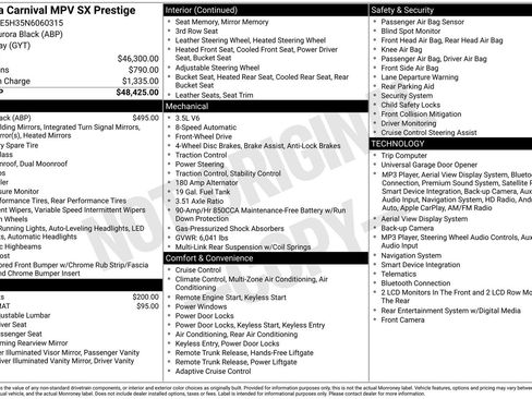 Used 2022 Kia Carnival SX Prestige FWD image 3