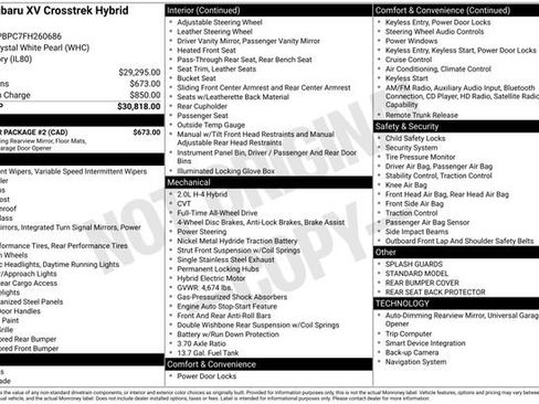 Used 2015 Subaru Crosstrek Touring w/ Popular Package #2 image 18