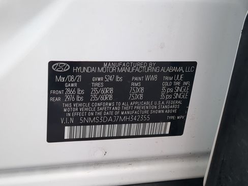 Used 2021 Hyundai Santa Fe SEL w/ Convenience + Premium Package AWD/4WD image 31