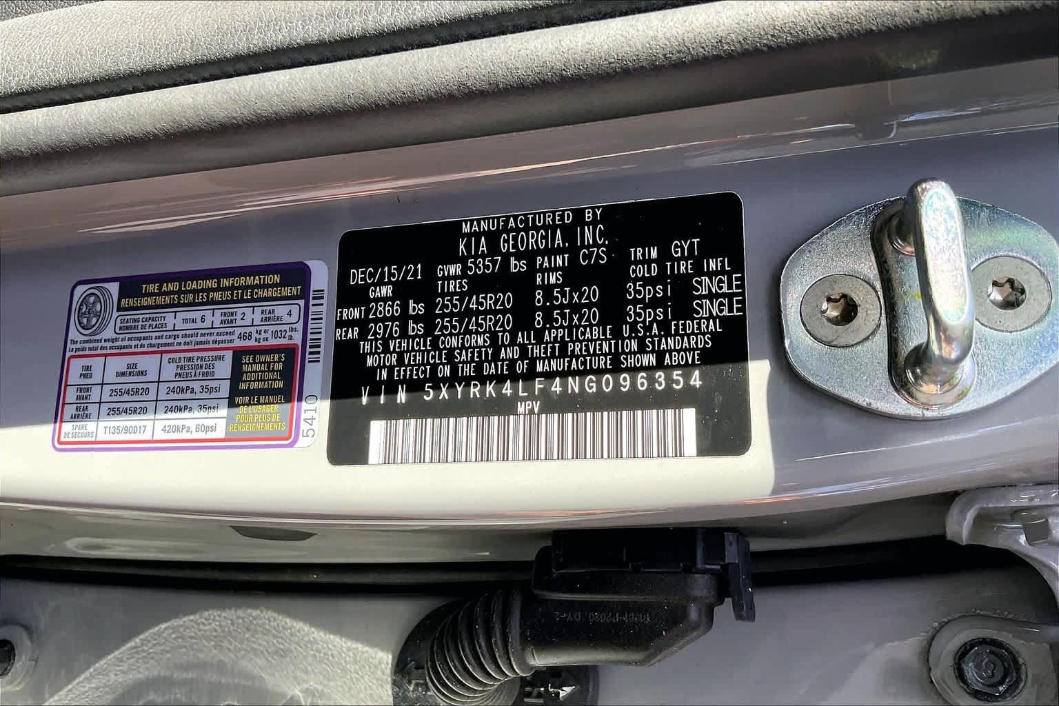 Used 2022 Kia Sorento SX FWD image 31