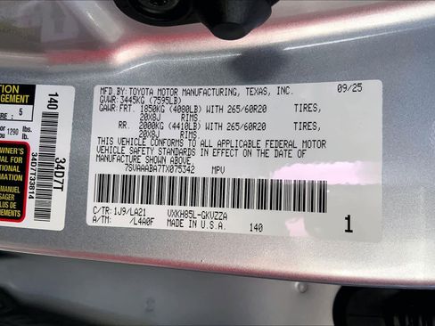 Certified 2026 Toyota Sequoia Platinum image 28