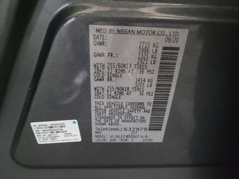 Used 2020 Nissan Pathfinder SV w/ Rock Creek Edition FWD image 33
