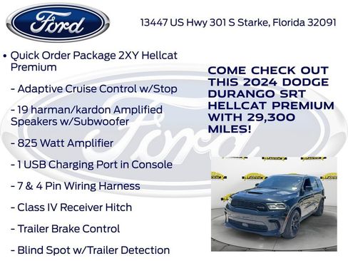 Used 2024 Dodge Durango SRT Hellcat AWD/4WD image 25