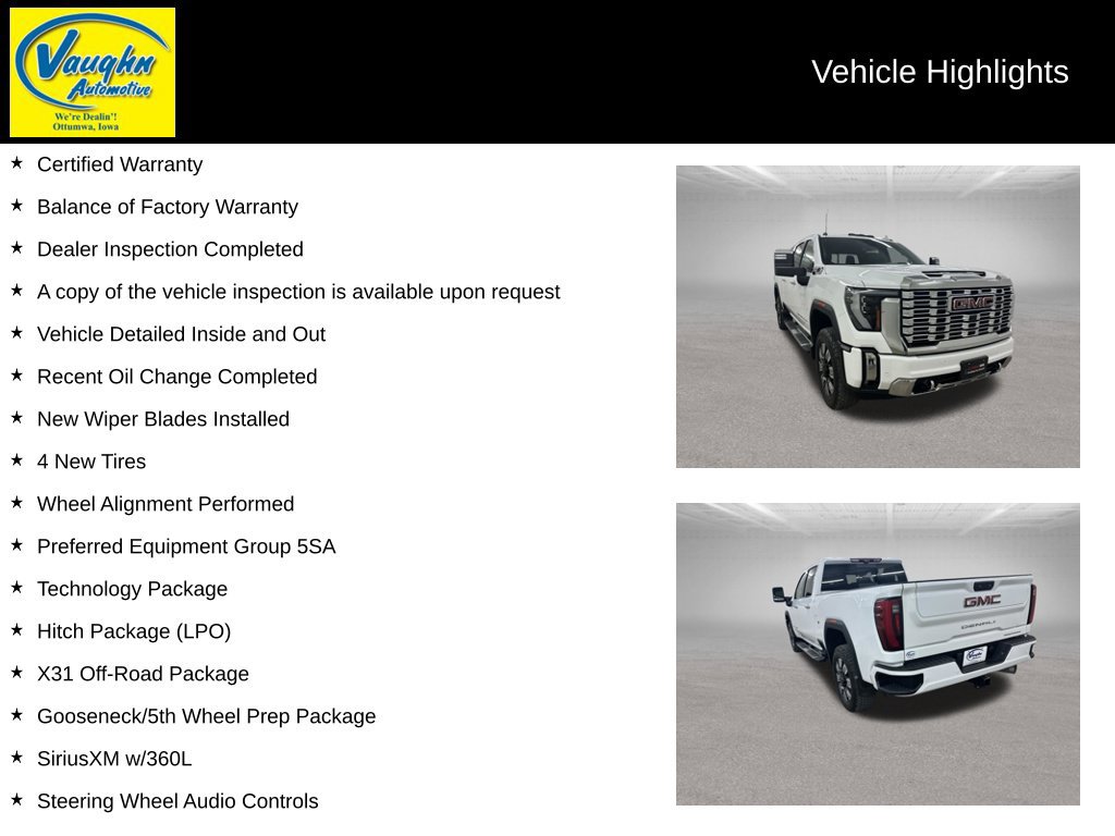 Used 2024 GMC Sierra 2500 Denali w/ Technology Package AWD/4WD image 2