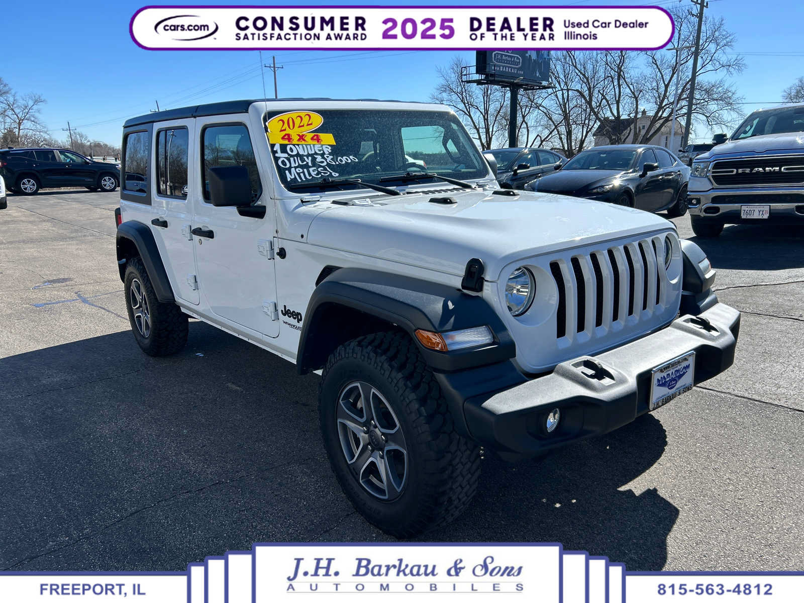 Used 2022 Jeep Wrangler Unlimited Sport AWD/4WD image 1