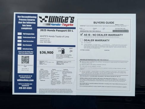 Used 2025 Honda Passport EX-L image 36