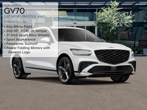 New 2026 Genesis GV70 2.5T Sport Prestige AWD/4WD image 3