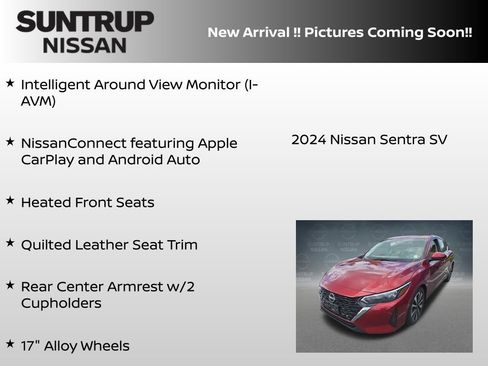 Certified 2024 Nissan Sentra SV w/ SV Premium Package FWD image 10