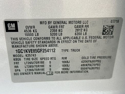 Used 2016 Chevrolet Silverado 2500 LT w/ LT Convenience Package image 32