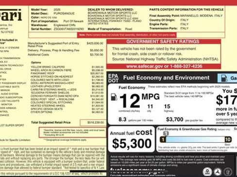 Used 2025 Ferrari Purosangue image 84