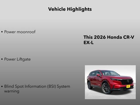 New 2026 Honda CR-V EX-L image 5