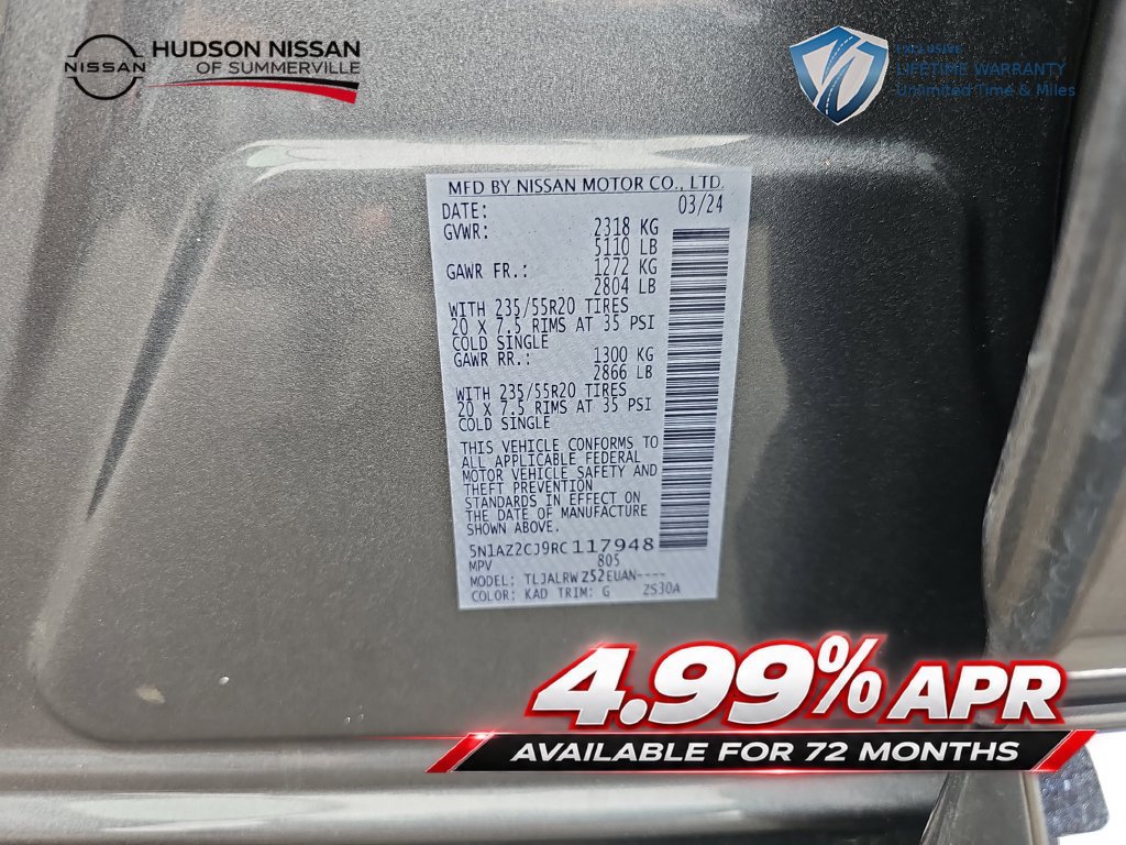 Used 2024 Nissan Murano SL FWD image 34