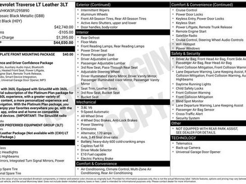 Used 2023 Chevrolet Traverse LT AWD/4WD image 36