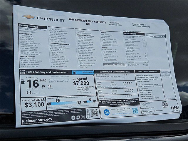 New 2026 Chevrolet Silverado 1500 RST w/ RST Select Package RWD image 16