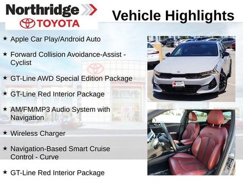Used 2021 Kia K5 GT-Line AWD/4WD image 2