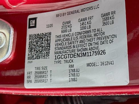 Used 2021 Chevrolet Colorado Z71 AWD/4WD image 37
