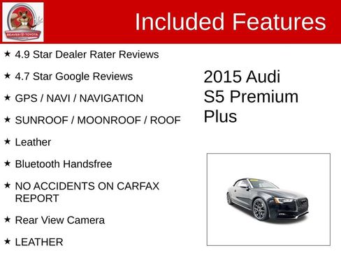 Used 2015 Audi S5 Premium Plus w/ Technology Package image 4