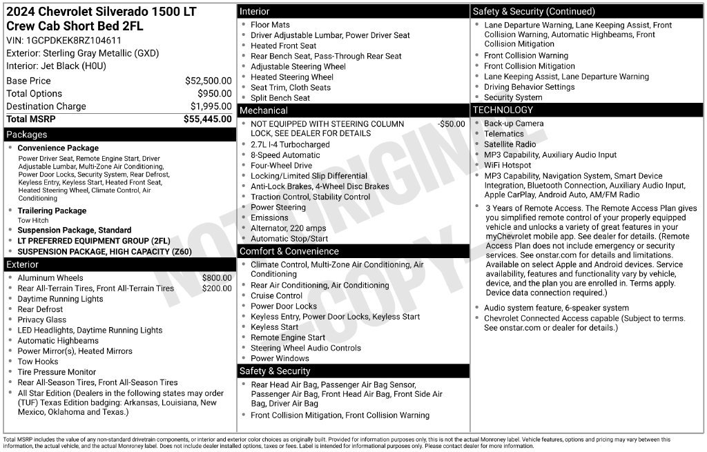 Used 2024 Chevrolet Silverado 1500 LT AWD/4WD image 8