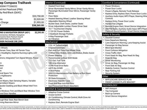 New 2026 Jeep Compass Trailhawk w/ Sun, Sound & Navigation Group image 4
