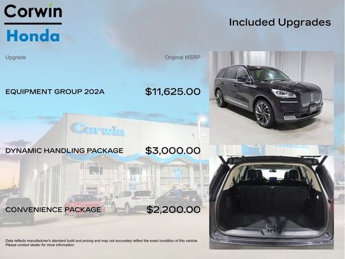 Used 2020 Lincoln Aviator Reserve w/ Equipment Group 202A AWD/4WD image 4