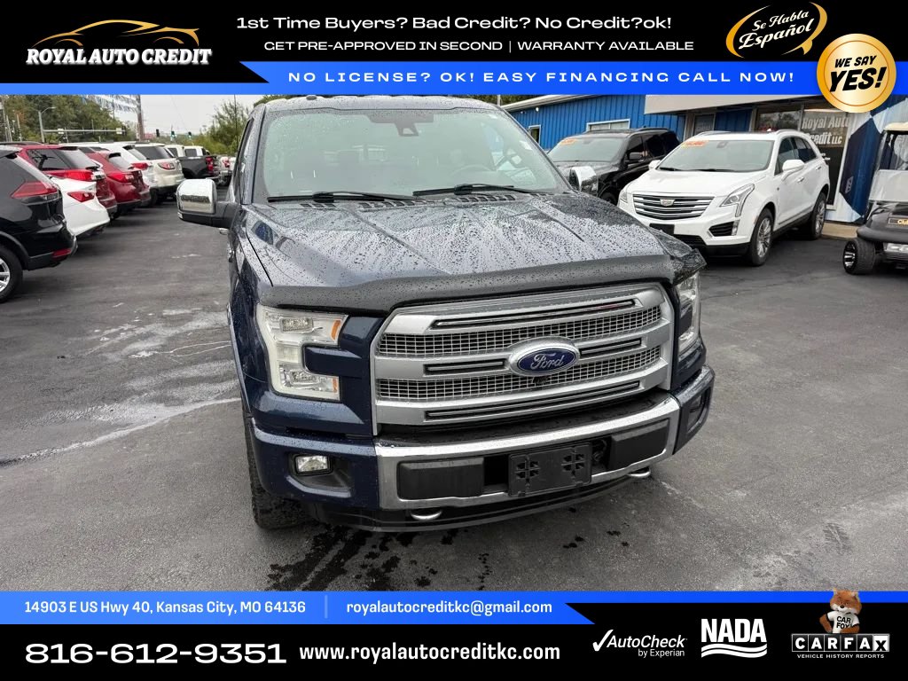 Used 2015 Ford F150 Platinum w/ Equipment Group 701A Luxury AWD/4WD image 2