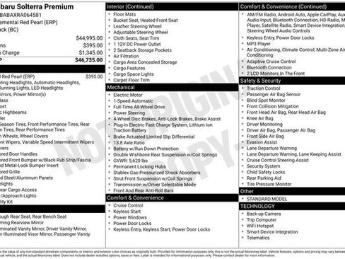 Certified 2024 Subaru Solterra Premium image 13